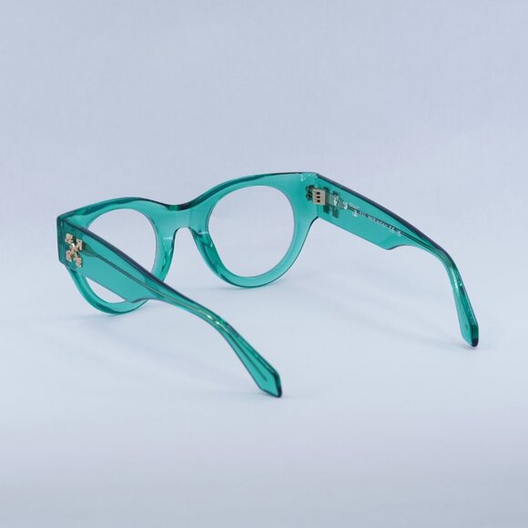 🕶️ New Off-White OERJ013 STYLE 13 5000 Eyeglasses - Transparent Green Frame - Picture 3 of 12